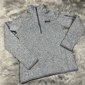 Patagonia 1/4 Zip Better Sweater Gray Size Small
